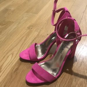 Madden girl hot pink sandals size 6